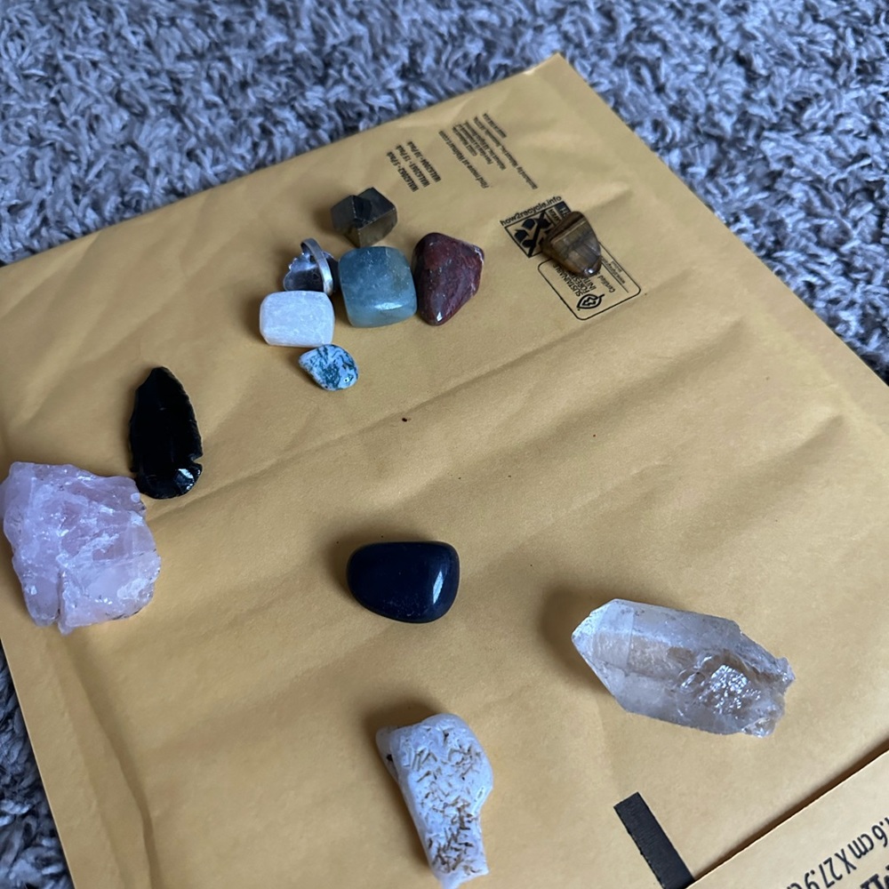 Assorted crystals